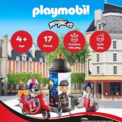 Detalle 2 de PLAYMOBIL 71864 Paseo en bicicleta por París 🚂