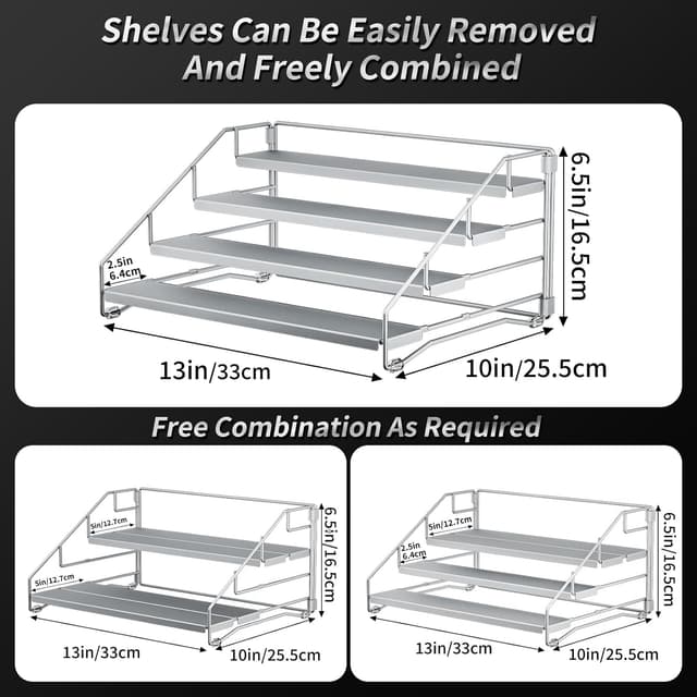 Thumbnail 1 de MAYZOLOP 4 Tier Spice Rack