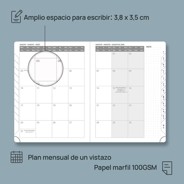 Thumbnail 3 de POPRUN Agenda 2026 Semana 22x16,5 cm