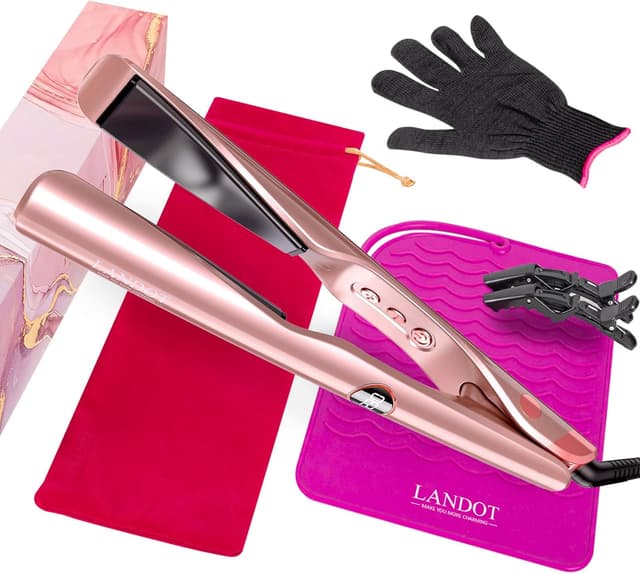 Thumbnail 6 de LANDOT 2-in-1 Hair Straightener and Curler 12 temps 💇♀