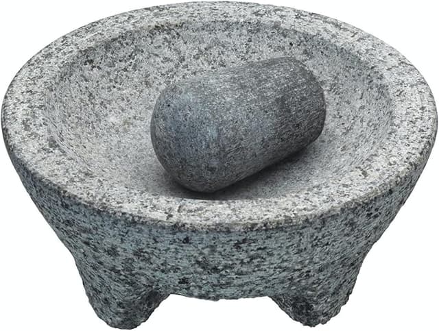 Imagen de KitchenCraft World of Flavours Mortero Mexicano en Granito 20cm 🥄 en OfertitasTOP