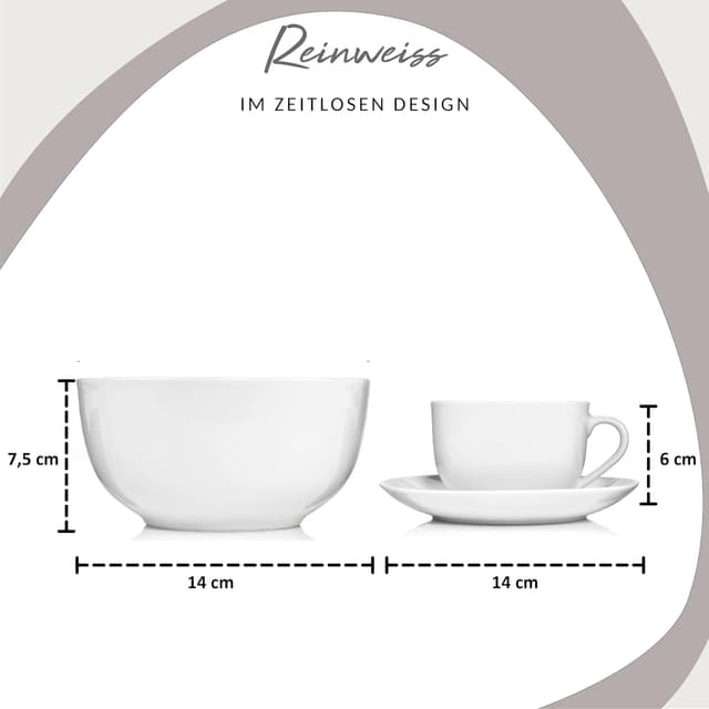 Thumbnail 2 de SÄNGER New Port 86-teiliges Tafelservice für 12