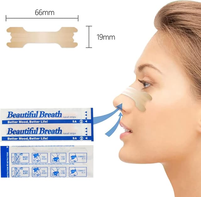 Detalle 2 de MYMULIKE Nasenpflaster 100 Stück L 😴