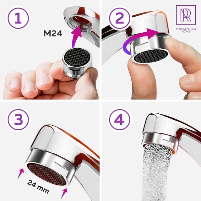 Thumbnail 4 de M ROSENFELD HOME Regolatore rubinetto 2 pz M24