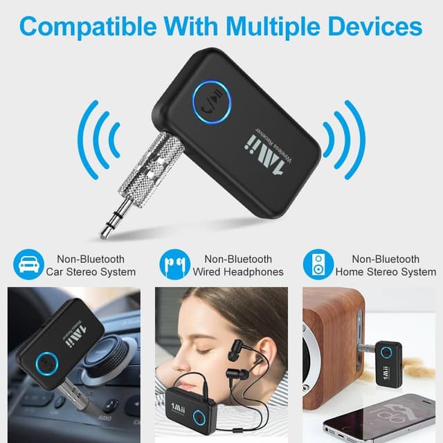 Detalle de 1Mii Bluetooth 5.3 music receiver, 16H