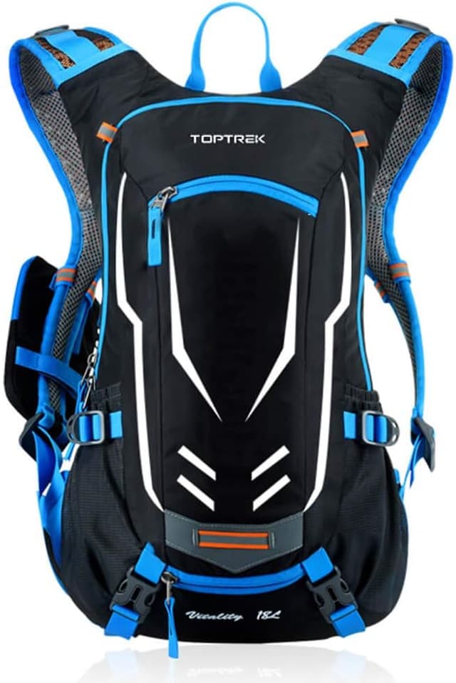 Detalle de Toptrek Fahrradrucksack 18 l mit Regenhülle