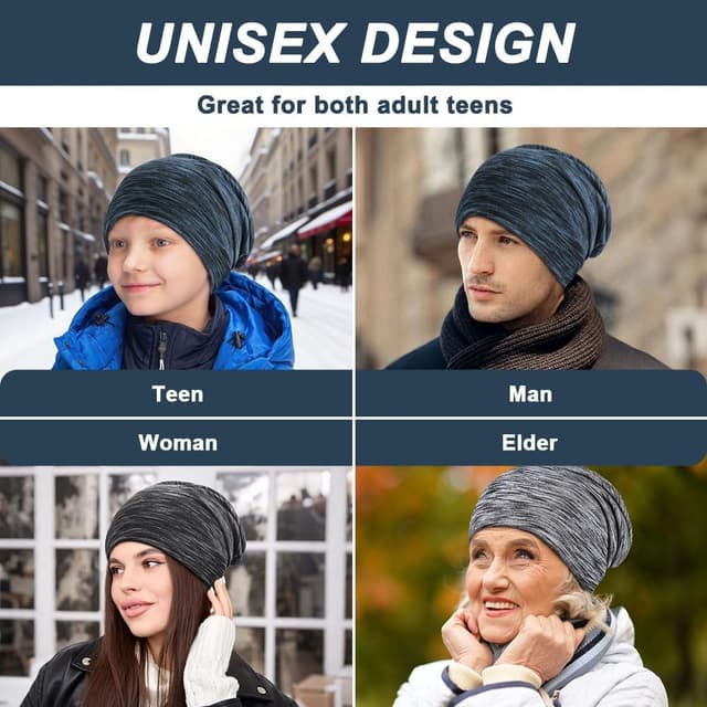 Detalle 2 de flintronic Gorro Slouch Beanie 56-65 cm