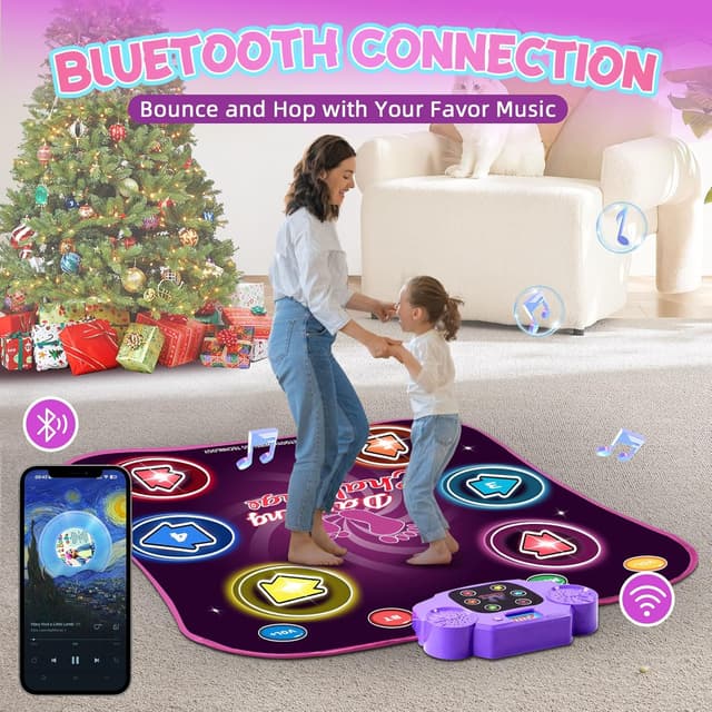 Thumbnail 1 de Dhapy Tanzmatte Kinder Musikspiel mit Bluetooth