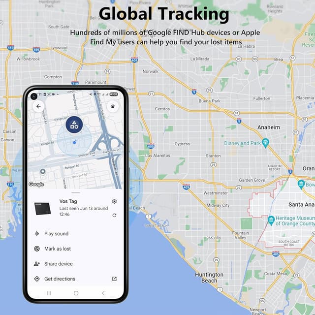 Thumbnail 6 de ATUVOS Dual System Ari Tag Card Tracker (Thin 0.16cm, Wireless Charging) – Bluetooth item finder for Find My and Google Find Hub