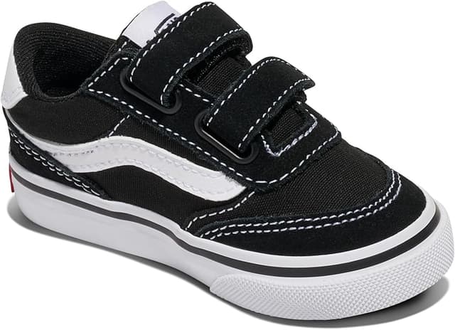 Thumbnail 5 de Vans Brooklyn LS V Suede Canvas Black White talla 26