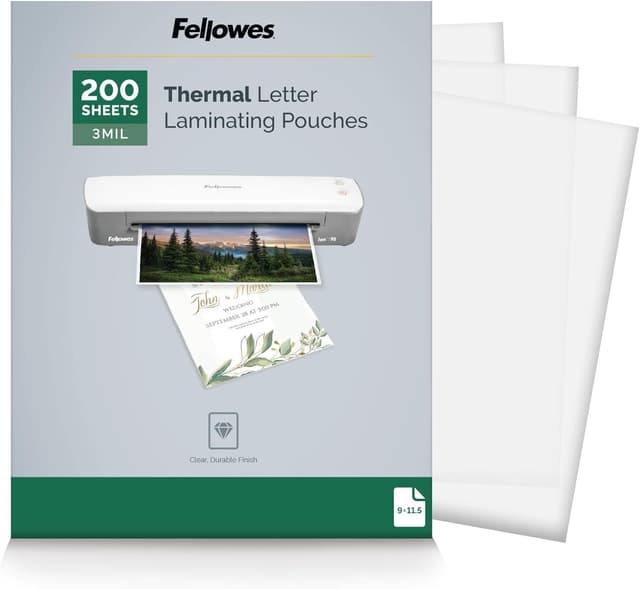 Detalle de Thermal Laminating Sheets 3mil, 9 x 11.5