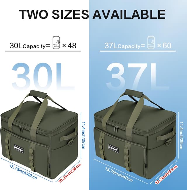 Thumbnail 1 de Hulongo Glaciere Grand Pliable Glacière Souple