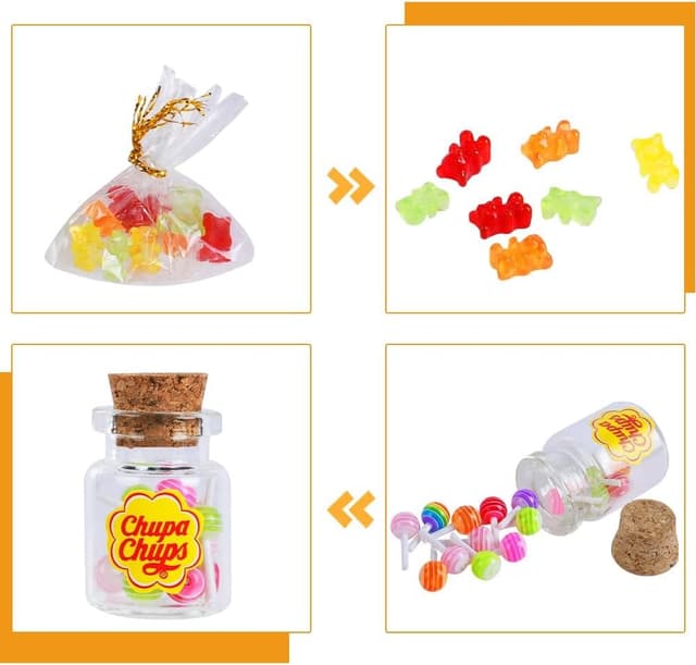 Thumbnail 4 de Aolso maison de poupée miniatures, 14 pièces