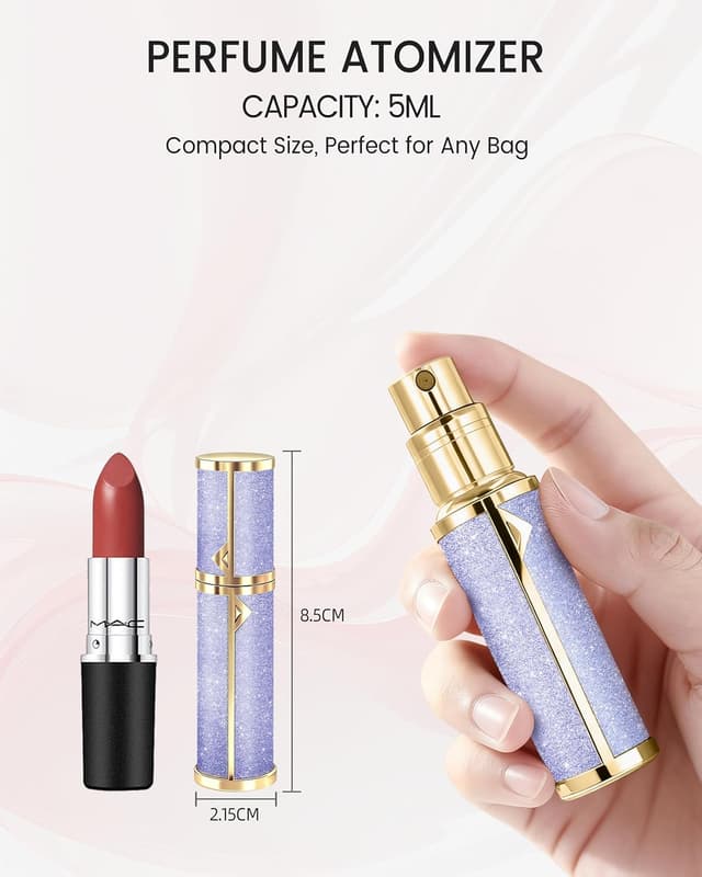 Thumbnail 4 de EYECURL 5ml Perfume Atomiser Pocket Leakproof