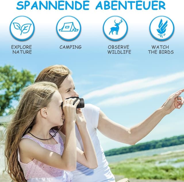 Detalle de OSDUE Kids Binoculars 4x30 for Learning