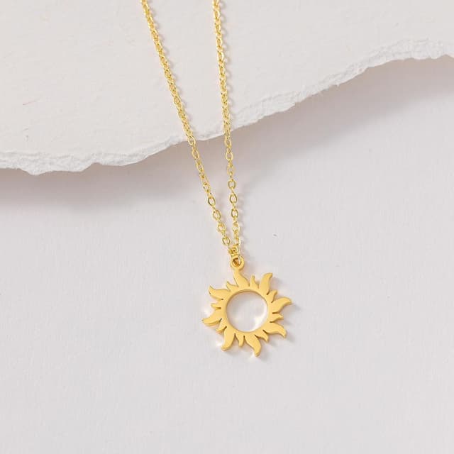 Detalle 2 de HANLI Halskette 14K Gold vergoldet 42 cm