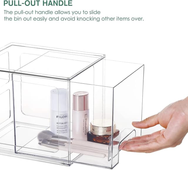 Thumbnail 2 de Greentainer Stackable Makeup Organisers 2 Pack