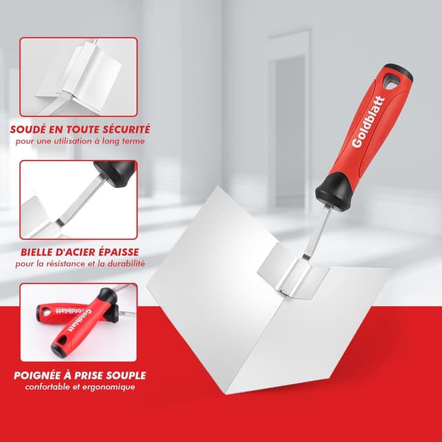 Thumbnail 4 de Goldblatt Truelles d’Angle lot 2 100×126 mm 🛠