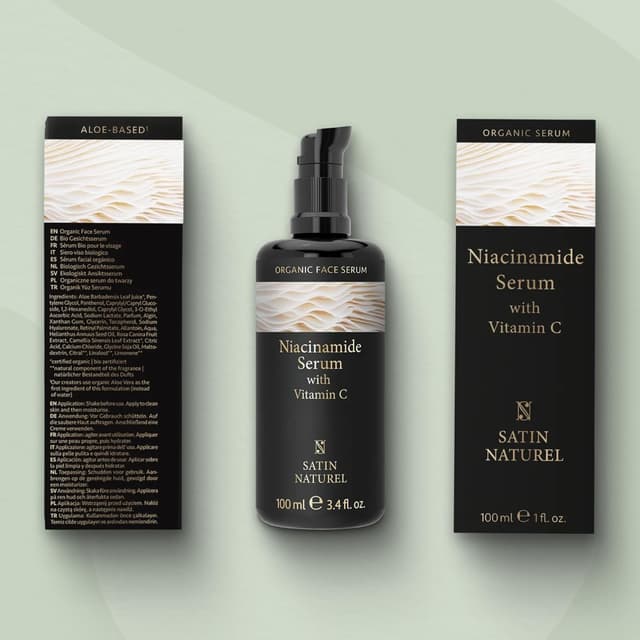 Detalle 2 de Satin Naturel Niacinamide Serum 100ml 🍃
