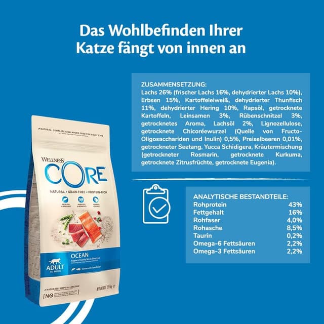 Thumbnail 2 de Wellness CORE Ocean 1,75 kg Katzenfutter 🐾