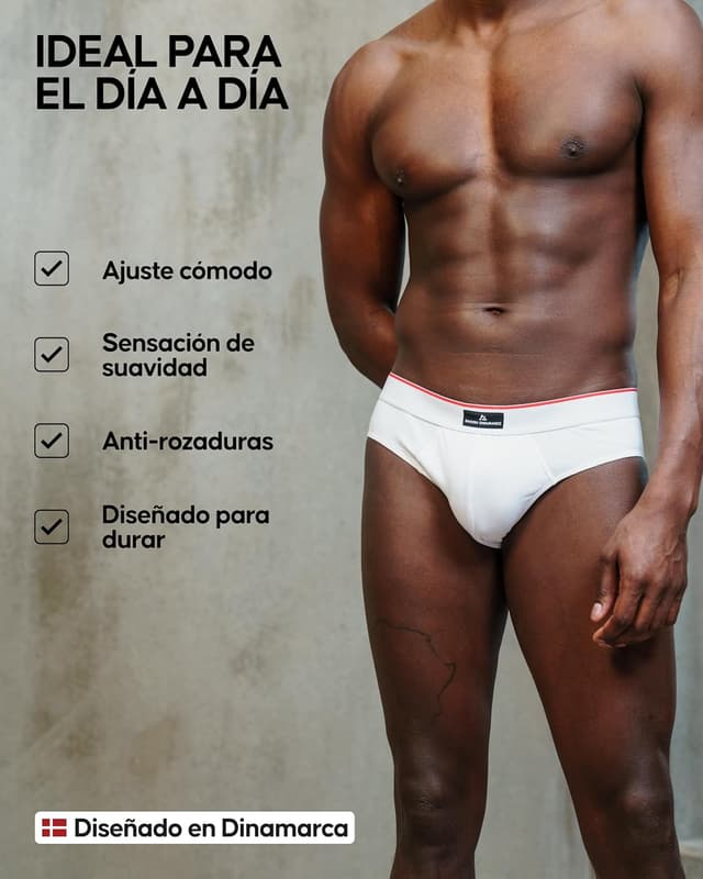 Thumbnail 2 de DANISH ENDURANCE Calzoncillos Slip 3 pack 👖