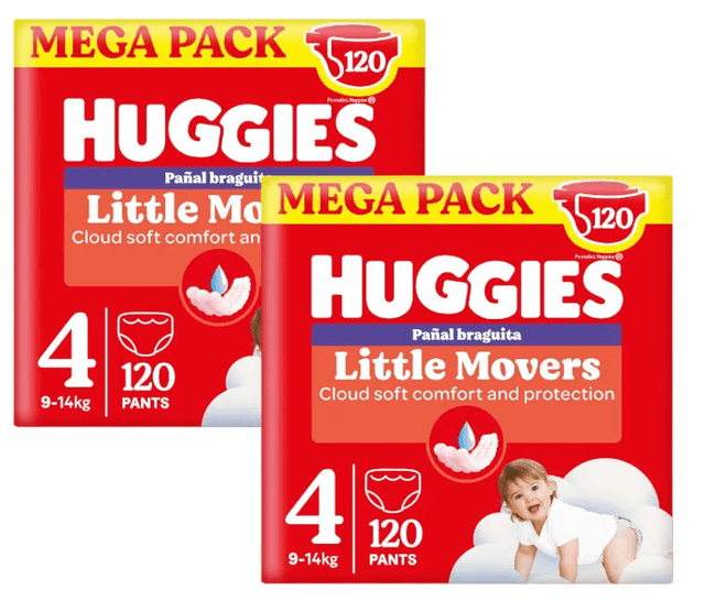 Detalle 2 de Huggies Ultra Comfort Pañales Braguita Disney Talla 4 🌟 2x120 Uds