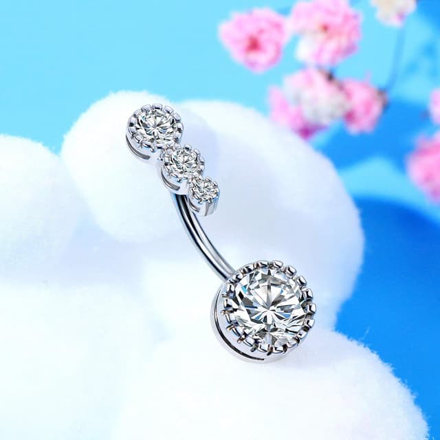 Thumbnail 4 de OUFER piercing nombril 316L zircone