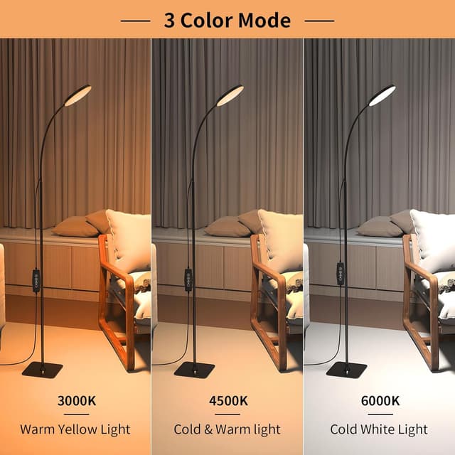 Detalle de Mojimdo LED Floor Lamp 3‑colour 5‑level