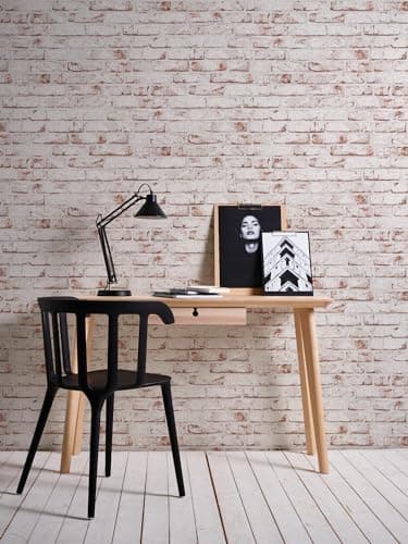 Detalle 1 de A.S. Création Papel Pintado Piedra Rojo/Marrón/Beige 🪨