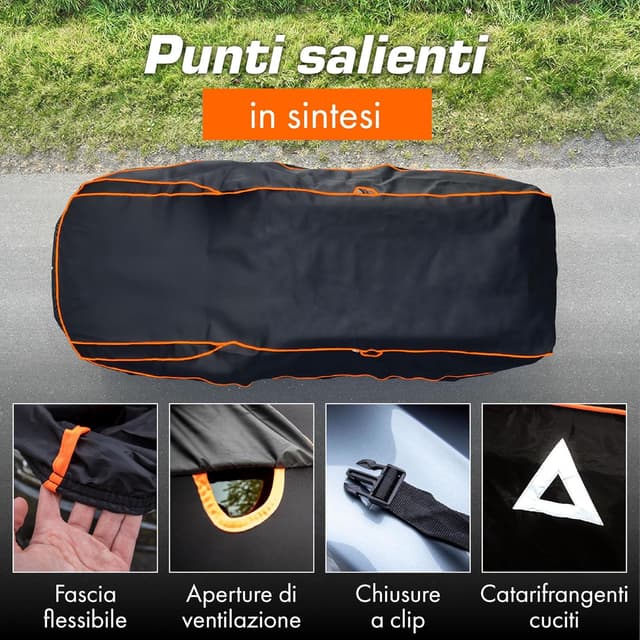 Thumbnail 4 de Upgrade4cars Telo Copriauto Anti-Grandine SXL 510×205×150 cm