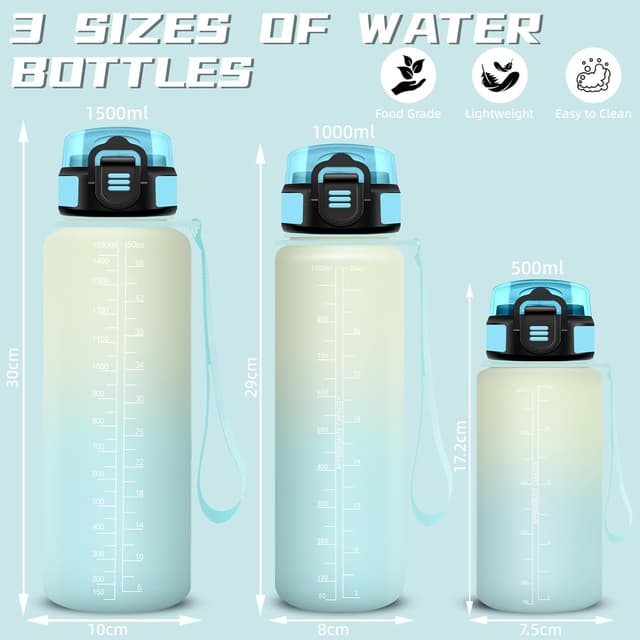 Thumbnail 5 de Mujigaga Botella 1 L a prueba de fugas