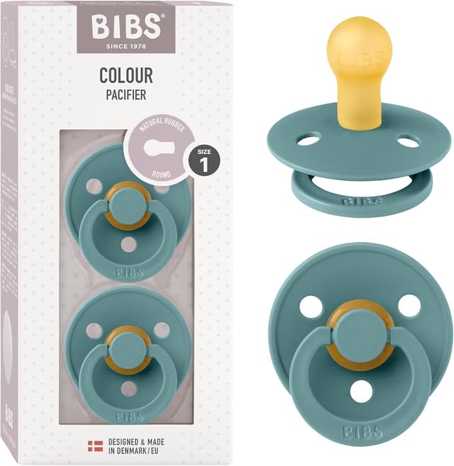 Imagen de Tétine BIBS Colour, lot de 2 sucettes, sans bisphénol A ⚙ en OfertitasTOP