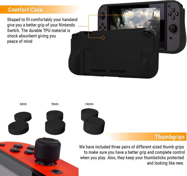 Detalle de Orzly Switch accessories bundle for Switch
