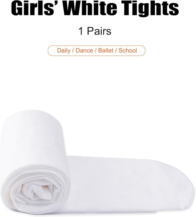 Detalle de Yitoco Toddler Girls Tights for Dance & Ballet (Footed Leggings)