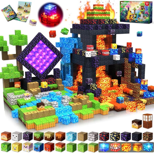 Imagen de Magnetic Blocks Dark Light 300pcs building set en OfertitasTOP