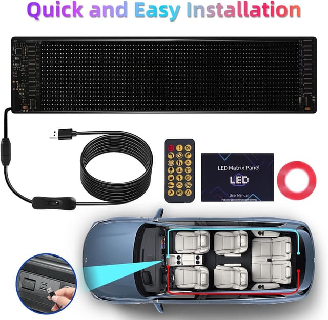 Thumbnail 6 de Keyzone 6.81 x 2.75 LED matrix sign