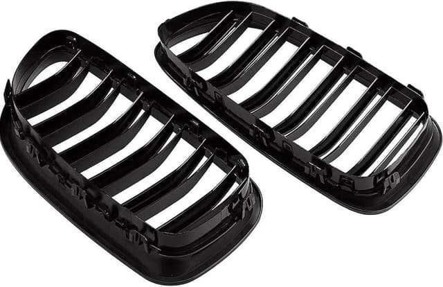 Detalle de TOPTHAN Front-Kühlergrill für BMW 5er F10/F11 (Nieren) glänzend schwarz im M5-Style 2010–2017