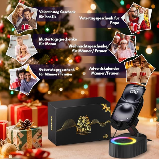 Detalle de Bluetooth Lautsprecher mit Handyständer 4–13 Zoll