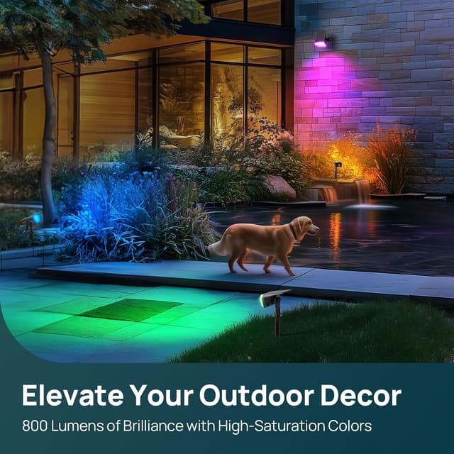 Thumbnail 6 de Linkind Solar Garden Lights Outdoor RGBW 3-Pack with Winter Mode (IP67, dusk to dawn)