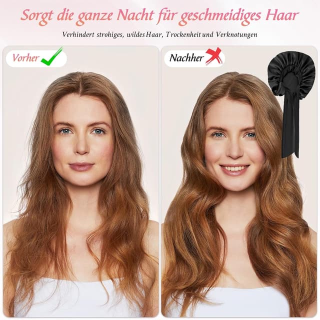 Thumbnail 3 de Seidenhaube Satin 2er Set