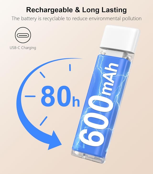 Thumbnail 6 de Gritin Luz de Lectura Recargable con Pinzas y 5 Brillos 🌓