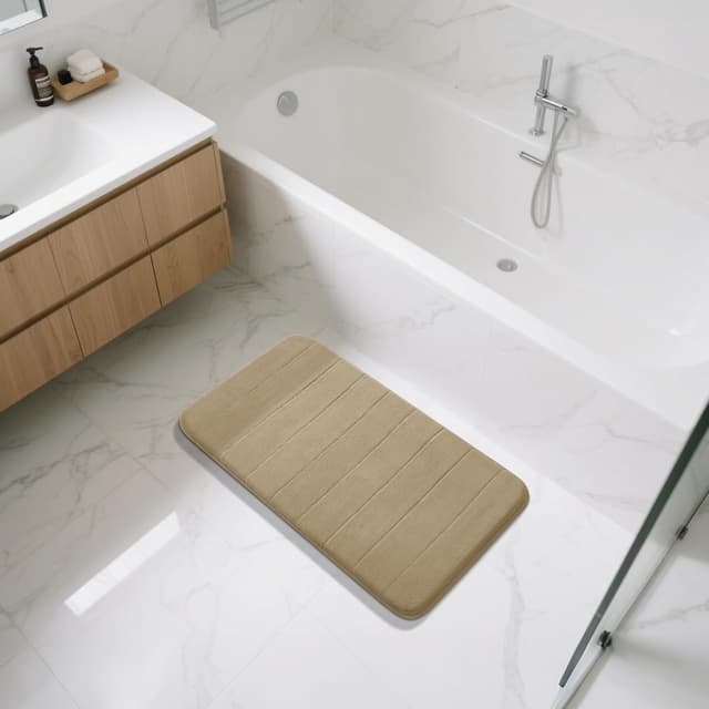 Detalle de Yimobra memory foam bath mat 92 x 61 cm