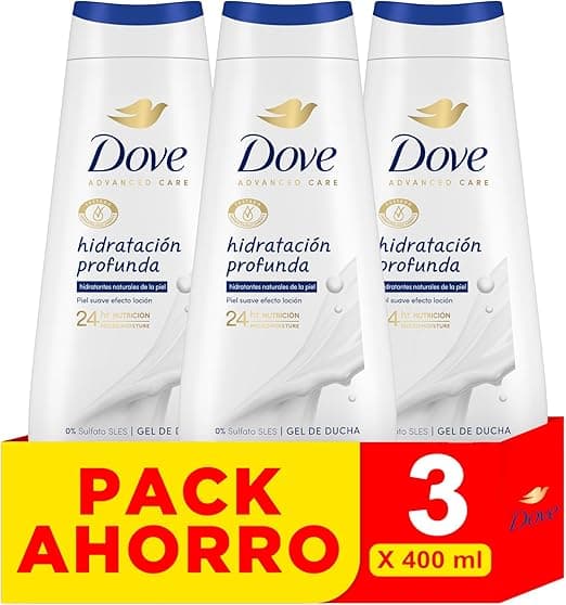 Detalle de Dove Advanced Care Gel de Ducha Hidratación Profunda 💧