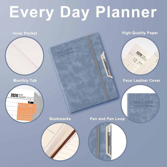 Thumbnail 4 de Holderzwu Akademischer Kalender 2026 Tagesplaner