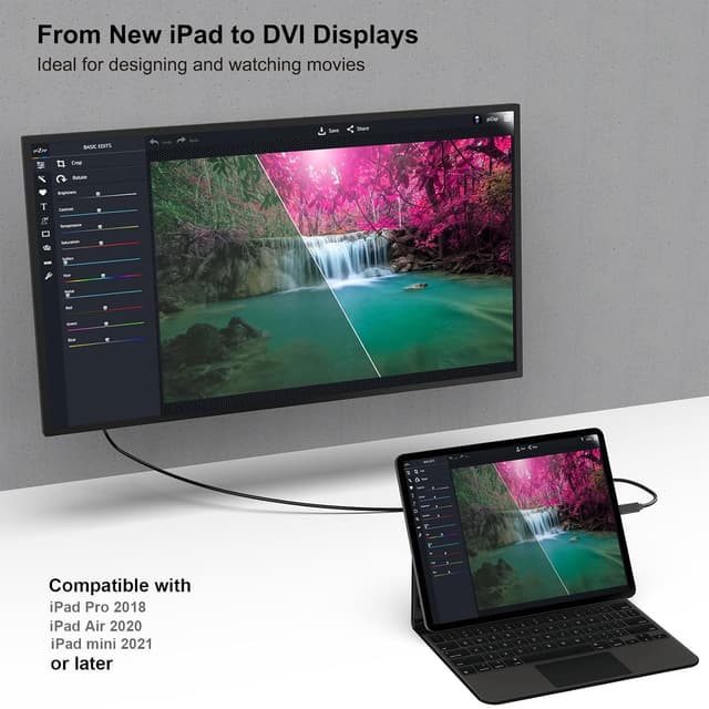 Thumbnail 6 de BENFEI USB C auf DVI Kabel 1,8m