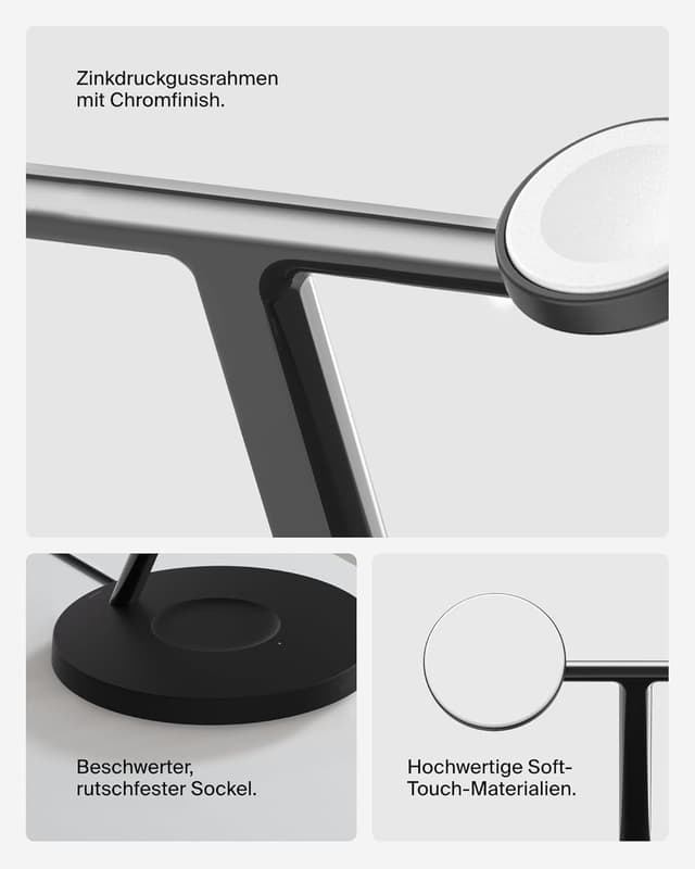 Thumbnail 5 de Belkin BoostCharge Pro 3‑in‑1 Qi2 Ladegerät für iPhone, Watch und AirPods