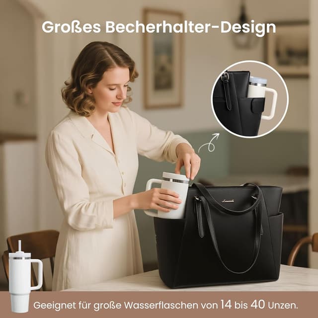 Detalle de LOVEVOOK Handtasche 37,0 cm Laptoptasche