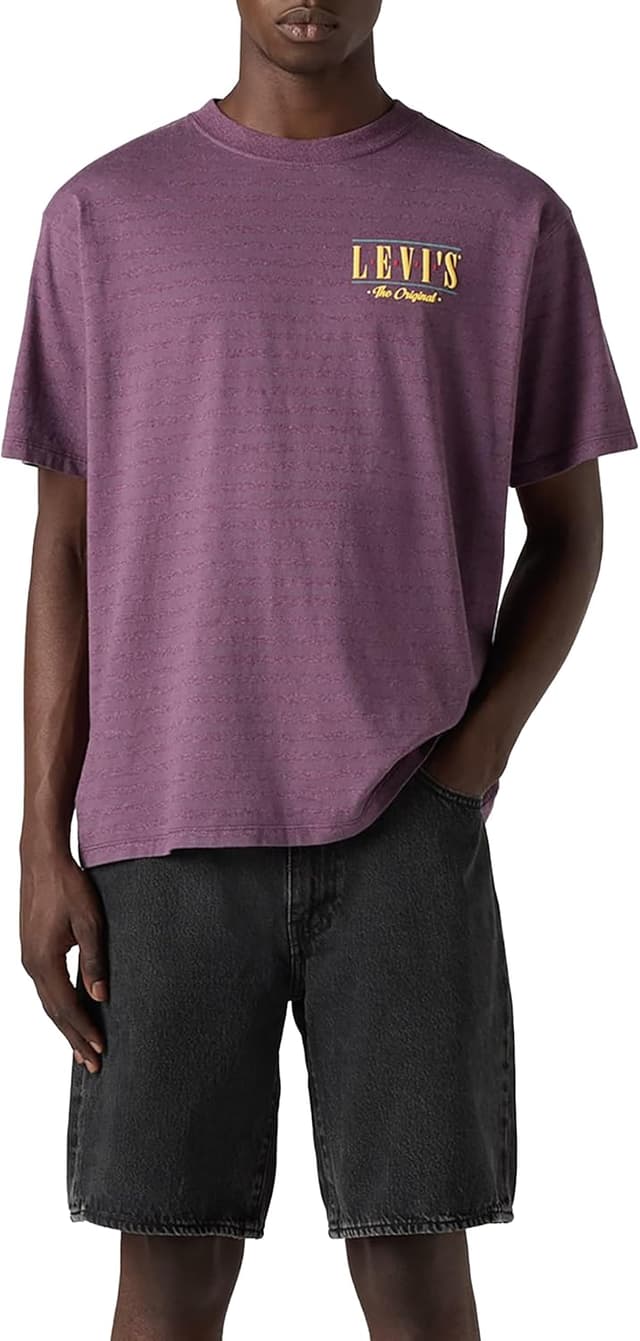 Detalle de Levi’s Men’s Vintage Fit Graphic Tee T-Shirt
