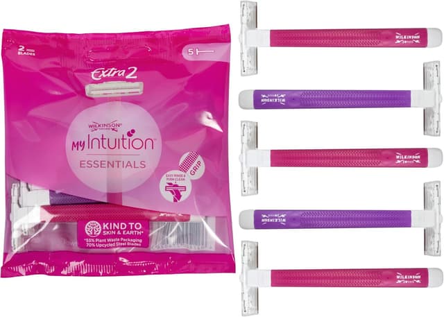 Detalle de Wilkinson Sword Extra 2 pour femme – pack de 2 rasoirs jetables (type “Beauty”)