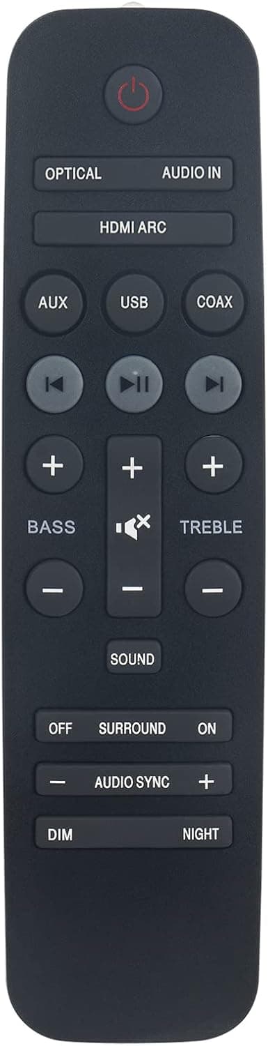 Detalle de VINABTY Fernbedienung Ersatz für Philips Soundbar